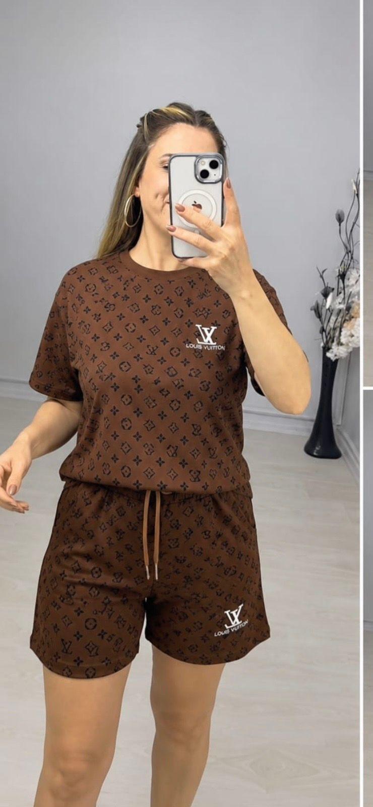 Şortlu takım modal kumaş